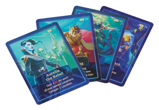 Arcane Wonders Aquatica Coral Reef Expansion Board Card Game - New Underwater Creatures Encounters - 1 to 5 Players Ages 14+ 60 Minutes - Enhance Your