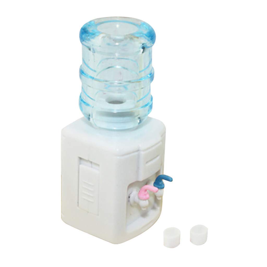 SXFSE Dollhouse Decoration Accessories, Miniature Life Play Scene Model Doll House Accessories Mini Water Dispenser (A)