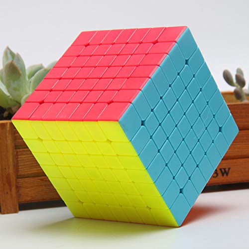 BestCube 7x7 Cube Stickerless QY Toys 7x7x7 Speed Cube Puzzle Gifts Toys(67mm)
