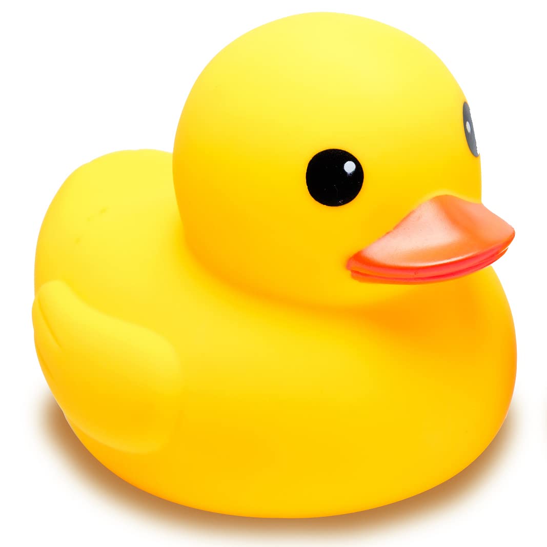CICITOYWO Yellow Rubber Ducks, Preschool Large Bath Toys Bathtub Floating Squeaky Duckies Gift for Baby Shower Infants Kids Toddler Party Decoration