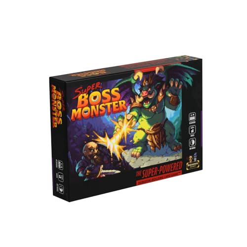 Super Boss Monster by Brotherwise Games | Dungeon-Building Strategy, Drafting Rooms, Luring Heroes, Single-Player & Multiplayer Fun | for 1-4 Players