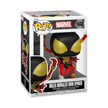 Funko POP Marvel: Spider-Man Comics - Miles Morales Iron Spider - 1/6 Odds for Rare Chase Variant - Marvel Comics - Collectable Vinyl Figure - Gift