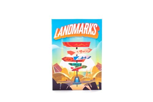 Floodgate Games Landmarks | Cooperative Board Game for Adults and Kids | Fun Game for Family Game Night | Word Association Party Game | Ages 10 and up