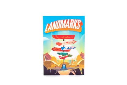 Floodgate Games Landmarks | Cooperative Board Game for Adults and Kids | Fun Game for Family Game Night | Word Association Party Game | Ages 10 and up