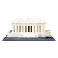 Lincoln Memorial Building Block Set (979 Pieces) Washington D.C. Lincoln Memorial Famous Landmark Series - Architecture Model for Kids and Adults