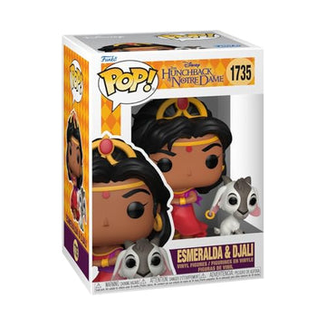 Funko Pop! & Buddy: Hunchback of Notre Dame - Esmeralda and Djali - Collectable Vinyl Figure - Gift Idea - Official Merchandise - Toys for Kids &