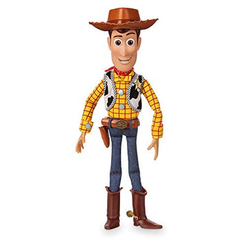 Disney Store Official Sheriff Woody Talking Action Figure from Toy Story, Features Sounds and Phrases from the Movies, Interacts with Other Figures