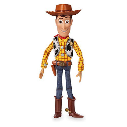 Disney Store Official Sheriff Woody Talking Action Figure from Toy Story, Features Sounds and Phrases from the Movies, Interacts with Other Figures