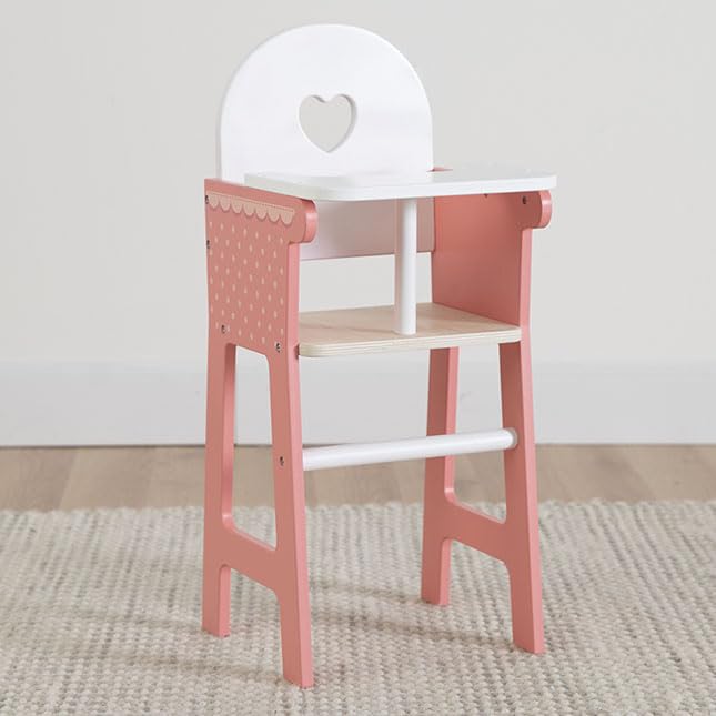 Fat Brain Toys Emery's World - Pretend & Play High Chair for 14 to 16 inch Dolls