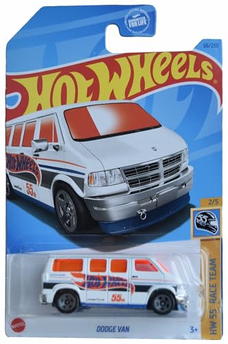 Hot Wheels Dodge Van, HW 55th Race Team 2/5 [White] 66/250