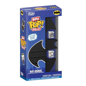 Funko Pop! Bitty Display: Batman Signal - Batman & The Joker Exclusive Included - Display Total of 18 Bitty Characters