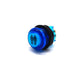 Arcity 6 Pcs/Lot 28mm Arcade LED Push Buttons Illuminated Player 1P 2P Coin Start Select Lit Blue with Microswitch for Arcade Machine Games Console