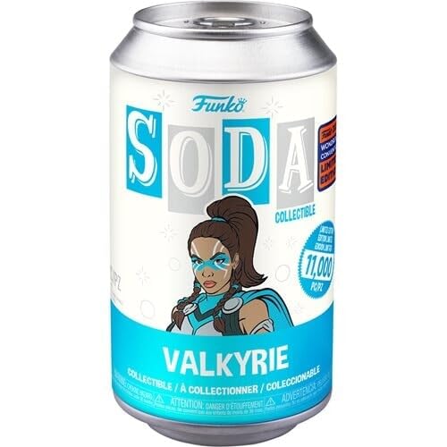 Funko Soda Vinyl Thor: Love and Thunder Valkyrie Vinyl Soda Figure - 2023 Convention Exclusive (1:6 Chance at Chase) (Order 6 for a Sealed Case)