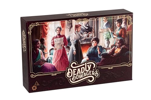 Deadly Dowagers Card Game | Strategic Marriage & Murder Victorian Game for Adults & Teens | Dark Comedy Card-Drafting | 2-6 Players | Perfect for Game
