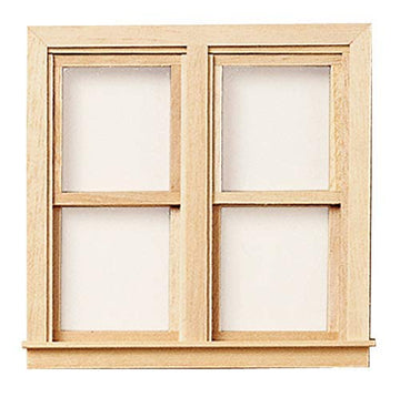 Dolls House Side By Side Working Window Wooden Miniature 1:12 Builders DIY