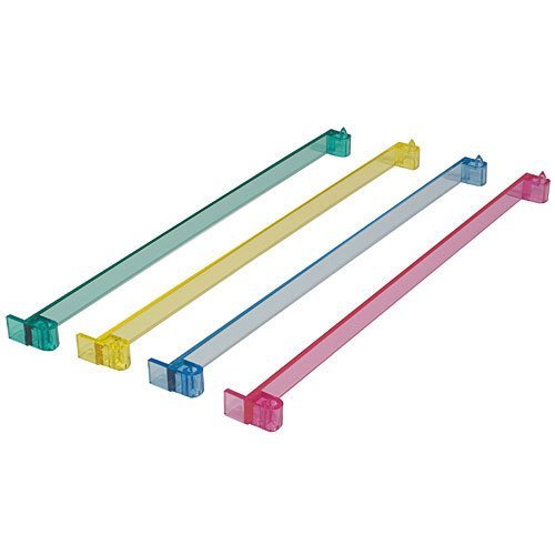 C&H Solutions Multi-Color Acrylic Mahjong Pushers 18'' - Set of 4 with 100 pcs (5 Color) Coins