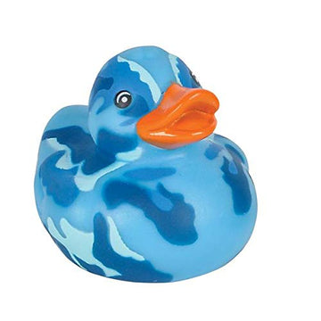 12 Camouflage Rubber Duck Toy Duckies for Kids, Bath Birthday Gifts Baby Showers Summer Beach and Pool Activity, 2" (12-Pack)