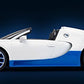 Radio Remote Control 1/14 Bugatti Veyron 16.4 Grand Sport Vitesse Licensed RC Model Car (White/Blue)