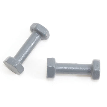 International Miniatures by Classics Dollhouse Miniature Grey Hand Weights Dumbbells Free Weights 2/Pack
