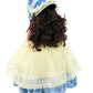 American Fashion World Blue Colonial Dress Set for 14-Inch Dolls | Hat Included | Premium Quality & Trendy Design | Outfit Fashions
