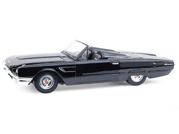 1965 Thunderbird with Tonneau Cover Black Black Bandit Series 30 1/64 Diecast Model Car by Greenlight 28170E