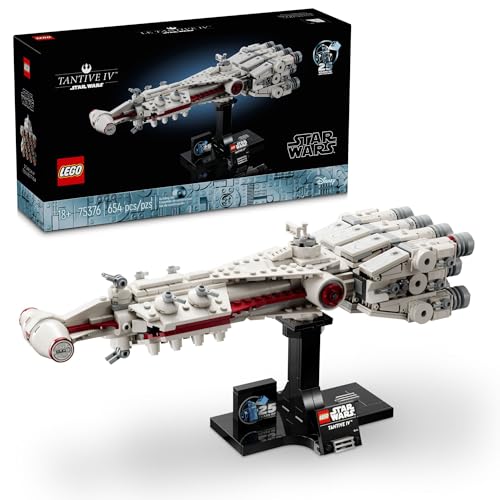 LEGO Star Wars: A New Hope Tantive IV - Creative Building Set for Adults - 25th Anniversary Starship Model - Collectible Build and Display Gift Idea