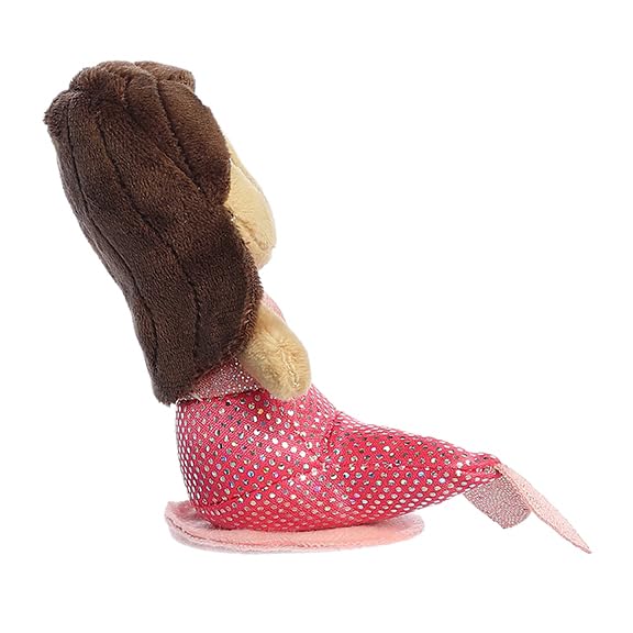 Aurora® Adorable Shoulderkins™ Pink Coral Mermaid™ Stuffed Animal - Fun Buddy that Can Go Everywhere with You - Perfect for Kids 3+ Years and Costumes