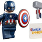 LEGO Superheroes: Captain America Minifig with Jetpack, Tesseract, and Mjolnir