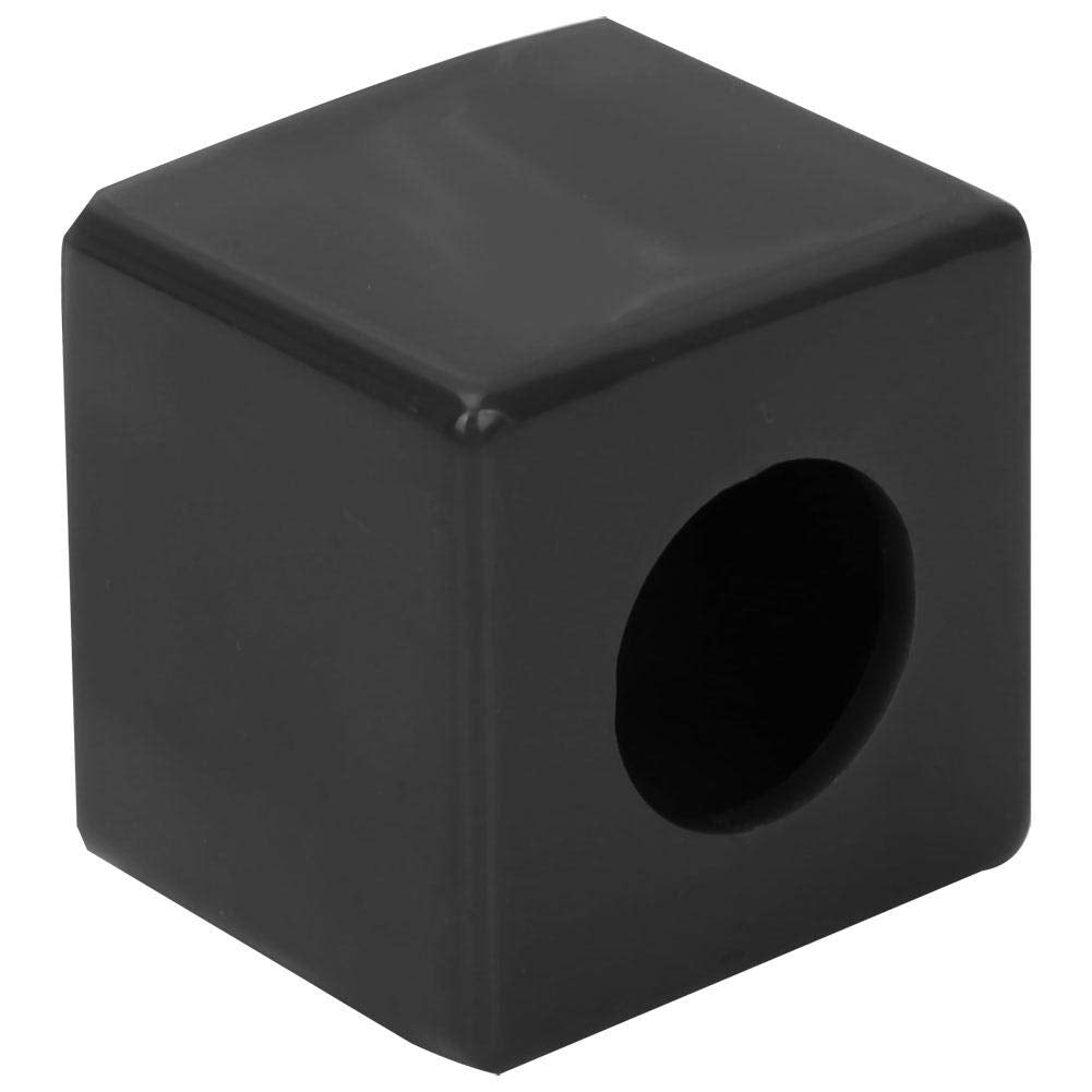 Zerone Billiard Chalk Holder, Secure Fit Pool Cue Tip Lubricator with Portable Design for Billiard Enthusiasts Snooker Lovers and Pool Player (Black)