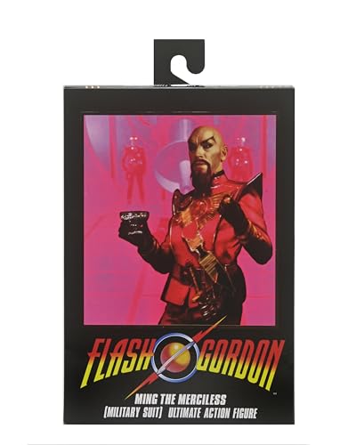 NECA - King Features Flash Gordon - Ming Red Military 7In Ultimate Action Figure