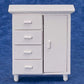 Dollhouse Miniature 1:12 Scale White Baby Wardrobe #M0394