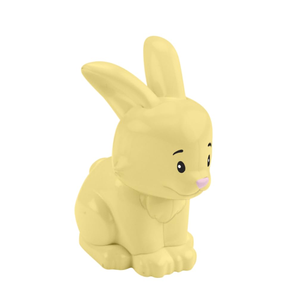 Little People Replacement Part for Fisher-Price Toddler Dollhouse Forest Playset HWB29 - Yellow Bunny Rabbit Figure