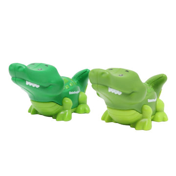 Fisher-Price Replacement Parts Little People Noah's Ark Zoo Safari Jungle Animals Playset JLV11 - Replacement Set of Light and Dark Green Alligator
