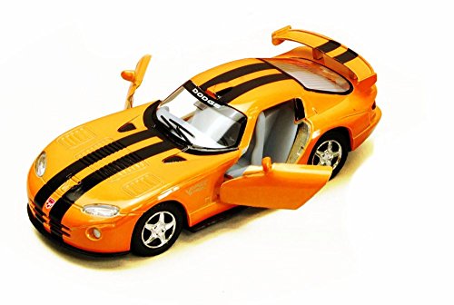 KiNSMART - Dodge Viper GTR-S 1:36 Scale 5" Die Cast Metal Model Toy Super Sports Race Car (Orange)
