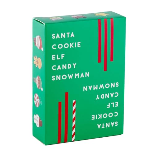 Santa Cookie Elf Candy Snowman Christmas Edition Holiday Card Game by Taco Cat Goat Cheese Pizza | Great for Stockings and White Elephant Gift | Fun