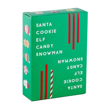 Santa Cookie Elf Candy Snowman Christmas Edition Holiday Card Game by Taco Cat Goat Cheese Pizza | Great for Stockings and White Elephant Gift | Fun