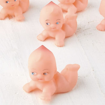 Factory Direct Craft Pack of 24 Kewpie Baby Dolls - Babies for Baby Shower Favors, Cake Decorations, Gender Reveals, and Baby Gift Decorations (Size: