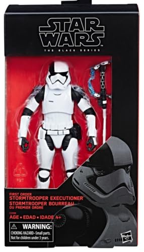 Star Wars The Black Series The Last Jedi 6 Inch First Order Stormtrooper Executioner Action Figure