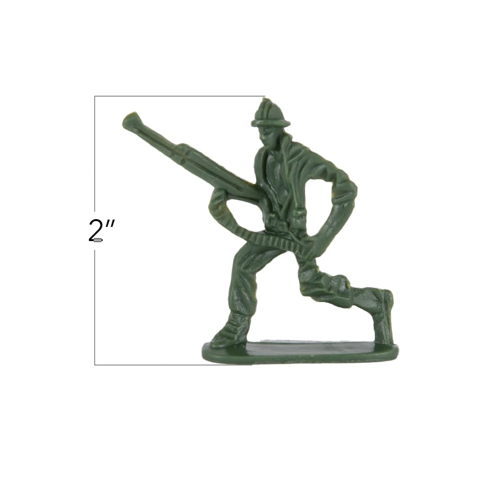 ArtCreativity Little Green Army Men Toy Soldiers, Bulk Pack of 144 Military Toys Figurines, Plastic Army Guys Playset, Action Figures in Assorted