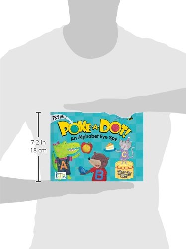 Melissa & Doug Poke-a-Dot! an Alphabet Eye Spy, Interactive Children's Board Book with Buttons to Pop, Educational Sensory Toy for Toddlers &