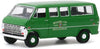 1970 Club Wagon Van Green Board of Education Hobby Exclusive 1/64 Diecast Model by Greenlight 30170