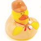 Fun Express Camping Rubber Ducks 12 Pack - Mini Ducks Party Favors for Kids Birthday | Bulk Toys Treasure Box Prizes for Classroom | Rubber Duckies