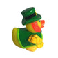 3" Rubber Duck [Sealed Hole, Floats Upright] - Baby Safe Bathtub Bathing Toy - Leprechaun Rubber Duck