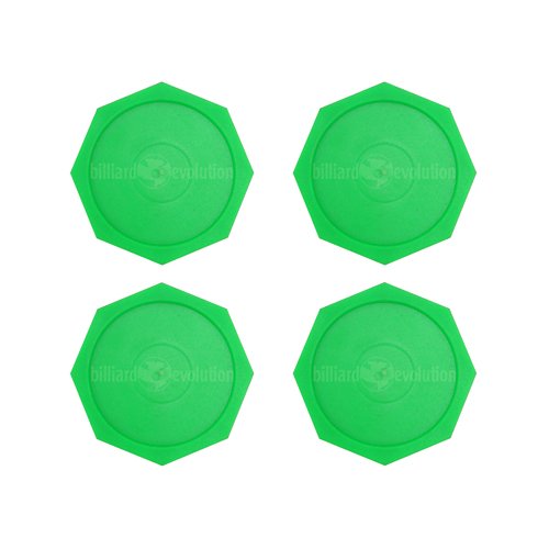 Billiard Evolution 4 Green Octagonal Air Hockey Pucks