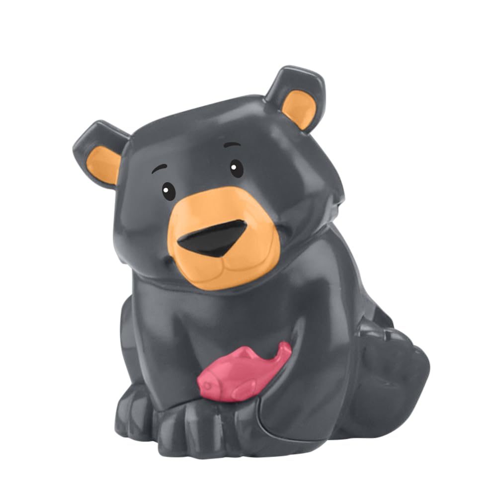 Little People Replacement Part for Fisher-Price Dollhouse Forest Playset HWB29 - Pretend Play Black Bear Figure