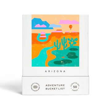 Reach International Outfitters Arizona Adventure Bucket List: 50 Scratch-Off Cards for Outdoor Activities, Tourist Attractions, and Road Trips