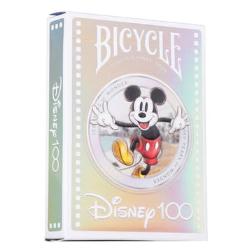 Bicycle Disney Limited Edition 100 Year Anniversary Playing Cards - Holographic Foil - Features 20+ Iconic Disney Characters