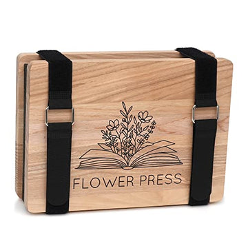 DICHA Microwave Flower Press Book- Plant and Leaf Press-Beginners Flower Press Kit Professional -6"X9" Flower Pressing Kit for Adults