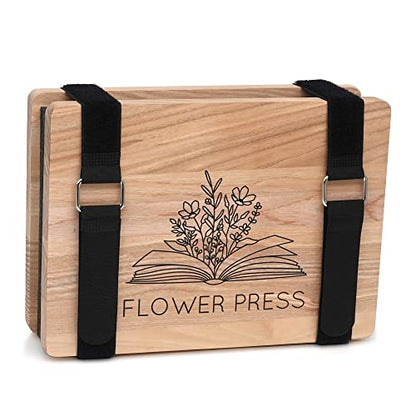 DICHA Microwave Flower Press Book- Plant and Leaf Press-Beginners Flower Press Kit Professional -6"X9" Flower Pressing Kit for Adults