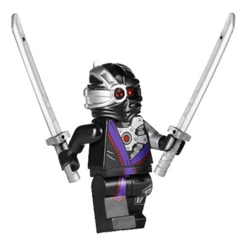 Lego 70728 Nindroid Warrior Minifigure w 2 Katanas Battle for Ninjago City 2014